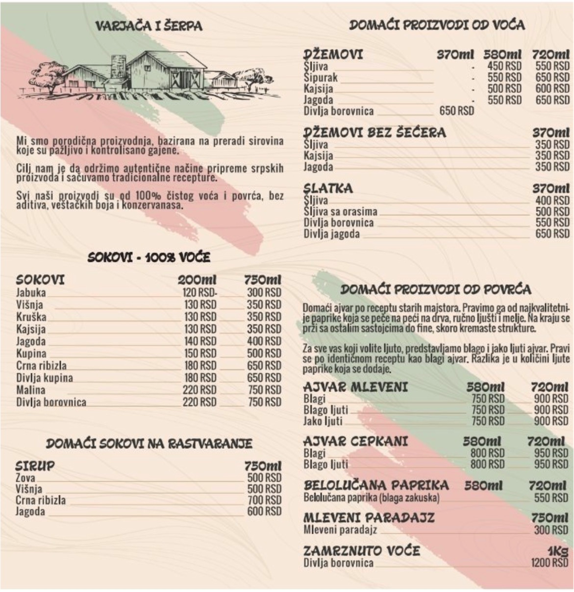 Ponuda domaće zimnice
